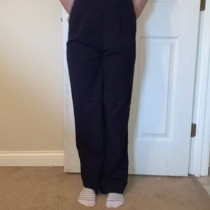 Womens navy dress pants